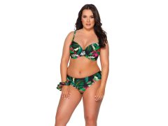 Dámské plavkové kalhotky brazilky SF 202/5 zelené s potiskem - Ava 6610043