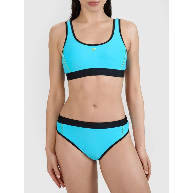 Dámské bikiny se středně vysokým pasem 4F 4FWSS25UBKBF078-33S