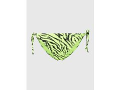 Dámské plavkové kalhotky KW0KW02336 OIC neonově žluté s potiskem - Calvin Klein 6433033