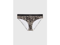 Dámské plavkové kalhotky KW0KW02490 0GM vzor leopard - Calvin Klein 6453167