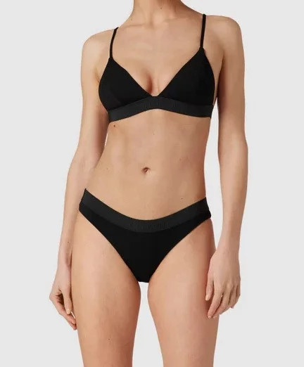 Dámský vrchní díl plavek KW02029 BEH černá - Calvin Klein - Dámské oblečení Ženy plavky