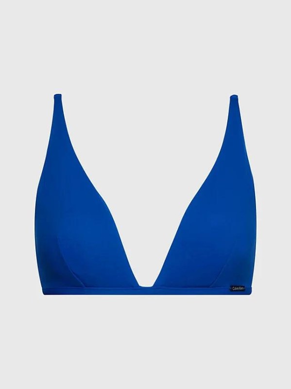 Dámská plavková podprsenka BIKINI KW0KW02041 C66 modrá - Calvin Klein - Dámské oblečení Ženy plavky