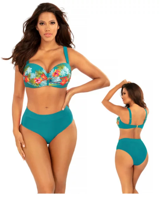 Dámské dvoudílné plavky Bali 3 S780BL3-2 tyrkysové - Self - Dámské oblečení Ženy plavky