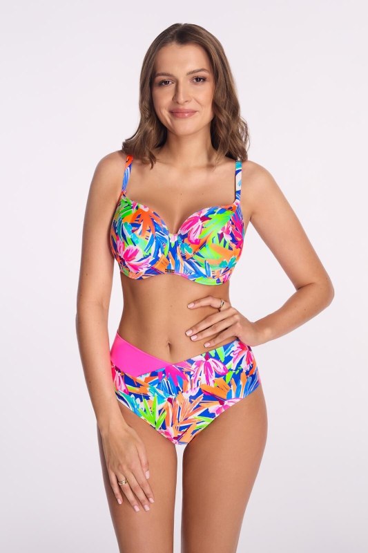 Spodní díl plavek Ava SF 243/15/B Brazilian Tropical Splash S-3XL - Dámské oblečení Ženy plavky