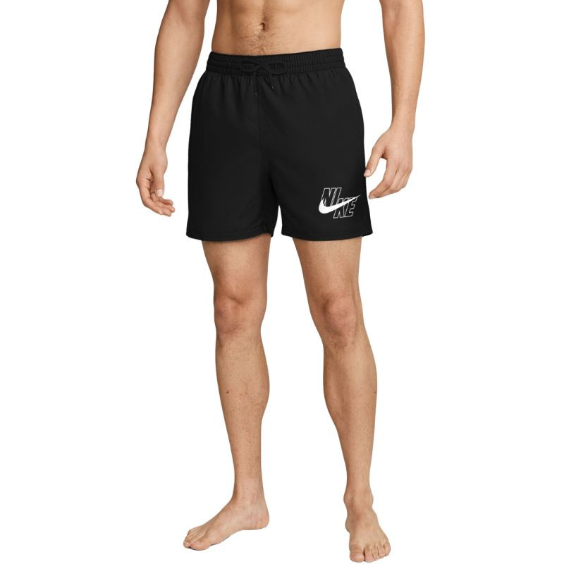 Plavky Nike Logo Lap 5" Volley, černé, NESSG574 001