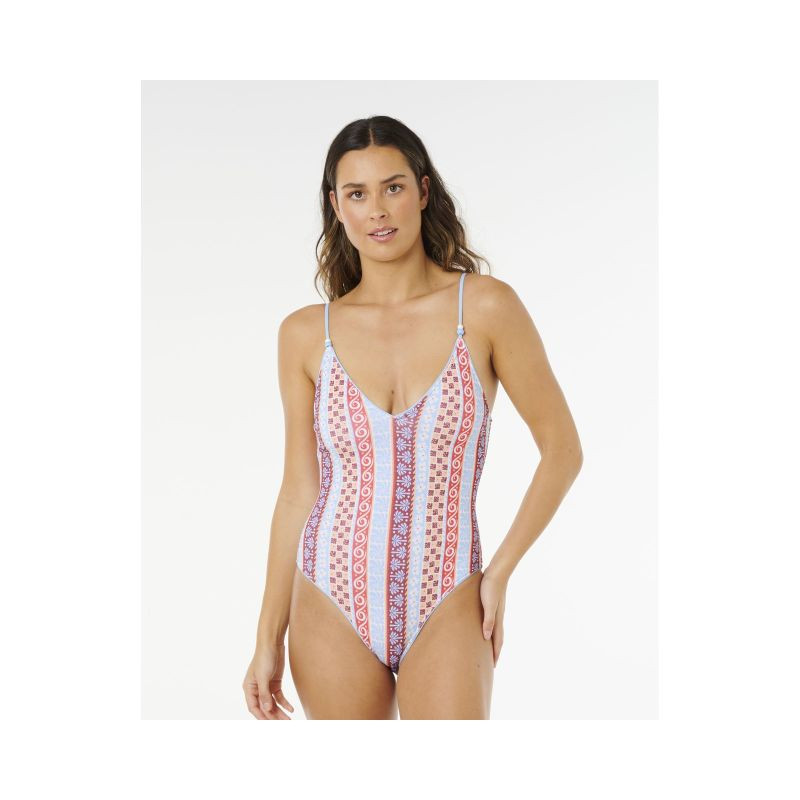 Dámské plavky RIP CURL Coastal Instinct Cheeky 1Pc, vícebarevné - Dámské oblečení Ženy plavky