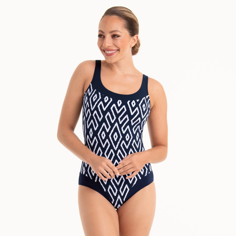 Style Stockholm Care-jednodílné plavky 6395 dark blue - Anita Care - Dámské oblečení Ženy plavky