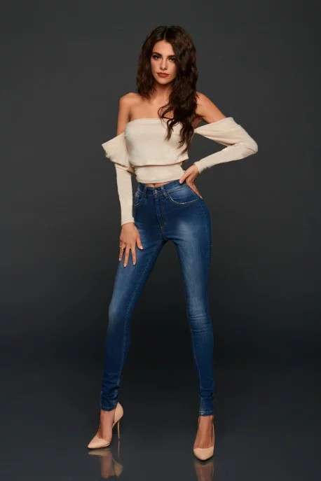 Dámské jeans D018 - ChickChick - Dámské oblečení Ženy rifle