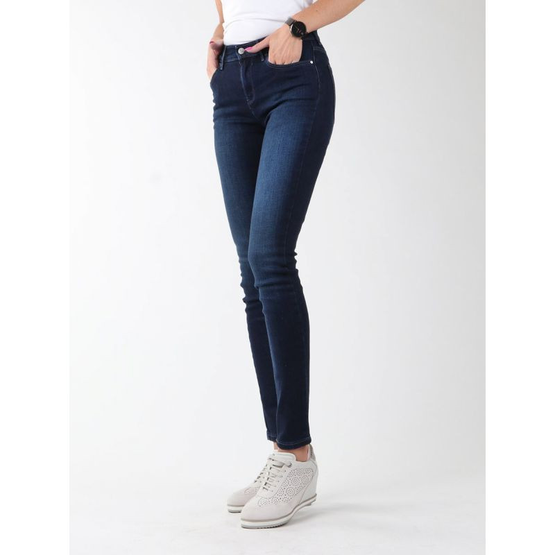 Džíny Wrangler High Rise Skinny Jeans Subtle Blue W27HX786N