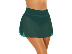 Dámská plážová sukně Skirt 4 D98B - 7 tm. zelená - Self 7437507
