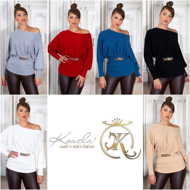 Sexy vypasovaný svetr 9295 - In Stylefashion - Dámské oblečení Ženy svetry