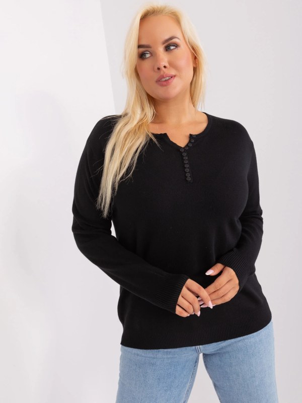 Dámský svetr PM SW PM 3897.06P Černá - FPrice