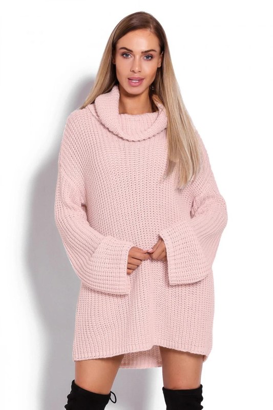 Dlouhý svetr model 122931 PeeKaBoo - Dámské oblečení Ženy svetry