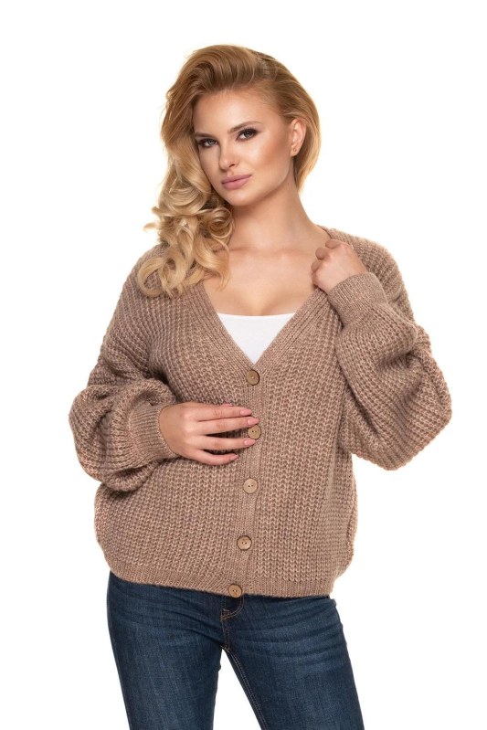 Svetr na zapínání model 156913 PeeKaBoo