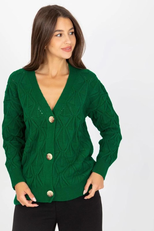 Svetr na zapínání model 170539 Rue Paris - Dámské oblečení Ženy svetry
