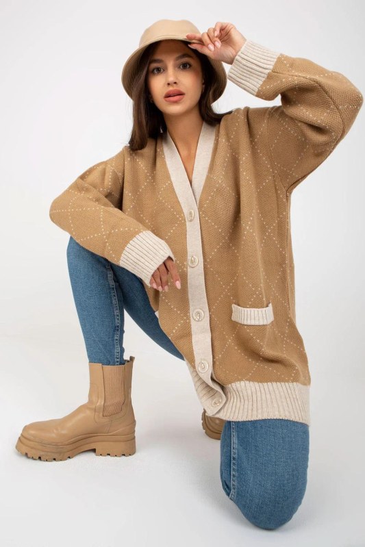 Svetr na zapínání model 170817 Rue Paris - Dámské oblečení Ženy svetry