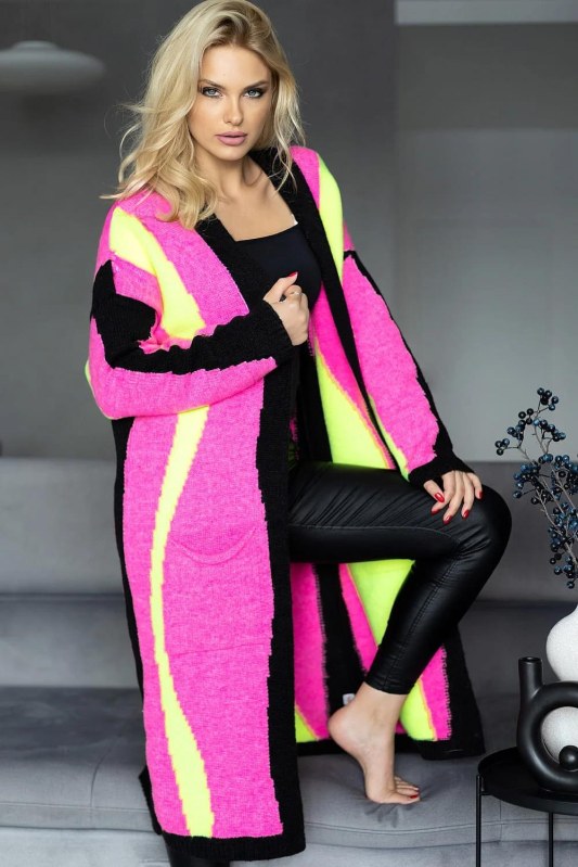 Svetr na zapínání model 171306 PeeKaBoo - Dámské oblečení Ženy svetry