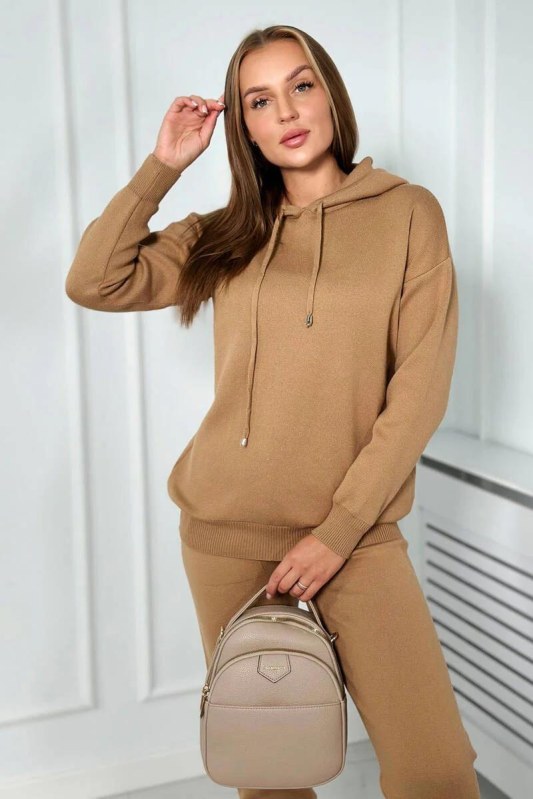Svetr set Mikina + Kalhoty velbloud