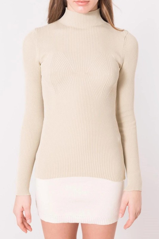 Jumper 15817 světle béžový