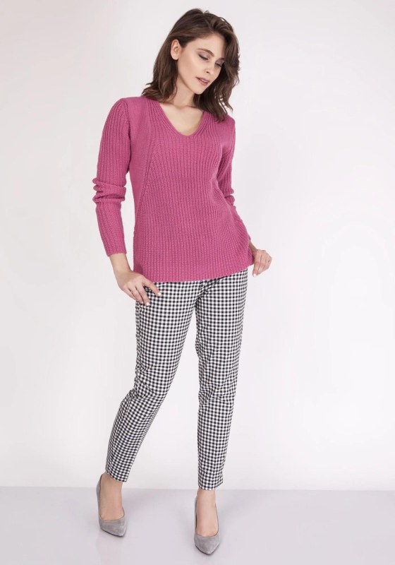 Svetr Victoria SWE 123 Pink - MKMSwetters - Dámské oblečení Ženy svetry