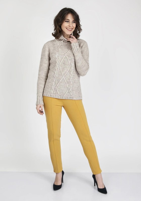 Svetr Estelle SWE 121 Beige - MKMSwetters - Dámské oblečení Ženy svetry