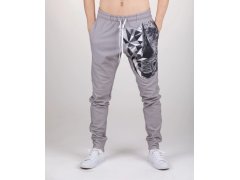 Unisex tepláky 2121560 / AFD394 Šedá s potiskem - Aloha From Deer