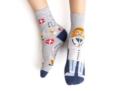 Ponožky Steven art.014 Girl Asymmetrical 26-34