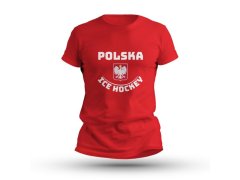 Lední hokej Polsko tričko s krátkým rukávem M SREBICEPLTS-RD