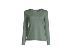 CASALL Essential Mesh Detail Tričko s dlouhým rukávem dusty green