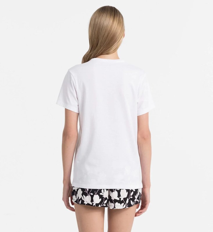 Dámské tričko QS6105E - 100 bílá - Calvin Klein