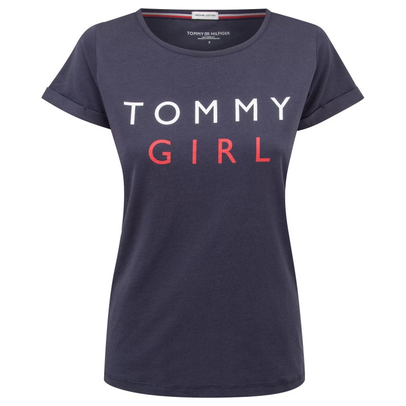 Dámské Tričko s&nbsp;krátkým rukávem UW0UW01619-416 - Tommy Hilfiger - Dámské oblečení Ženy trika