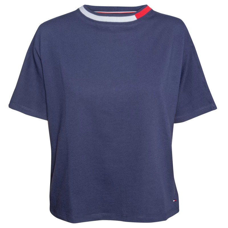 Dámské Tričko s&nbsp;krátkým rukávem UW0UW01621-416 - Tommy Hilfiger - Dámské oblečení Ženy trika