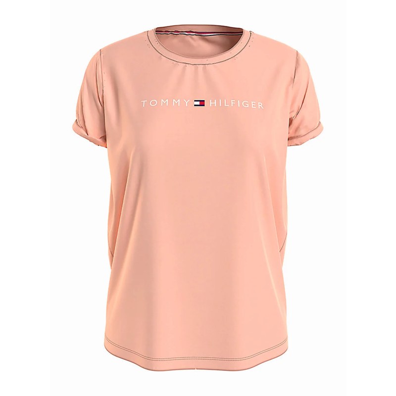 Dámské Tričko s&nbsp;krátkým rukávem UW0UW01618-TLR - Tommy Hilfiger - Dámské oblečení Ženy trika