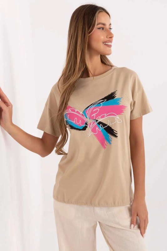 T-shirt model 213296 Factory Price - Dámské oblečení Ženy trika