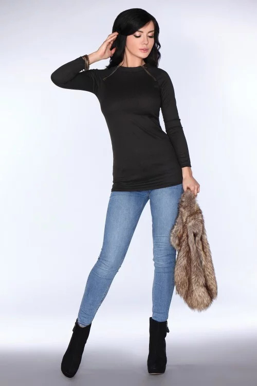 Dámská tunika CG025 Black - Merribel