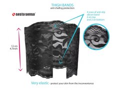 Pásky na stehna Thigh Bands krajka - Sesto Senso 7