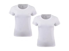 Dámské tričko 2pcs QS6442E 100 bílá - Calvin Klein 1