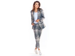Dámské kalhoty A336 Šedá mix - Awama 1