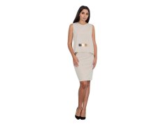 Dámské šaty - set M584 béžové - Figl 2