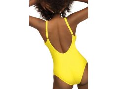 Dámské jednodílné plavky S36W-21 Fashion sport žlutá - Self 3