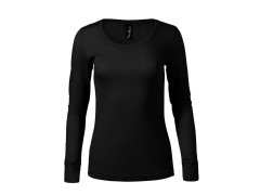 Dámské tričko s&nbsp;dlouhým rukávem Premium Merino Rise MLI-16001 Černá - Malfini 8