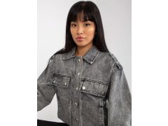 Dámská džínová bunda EM KR H1830.88 Šedá jeans - Ciminy 3