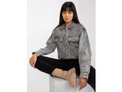 Dámská džínová bunda EM KR H1830.88 Šedá jeans - Ciminy 4