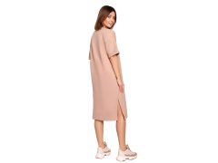 Dámské šaty B194 Mocca - BeWear 5