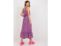 Dámské šaty D73771R30391A růžovo-modré - FPrice 2