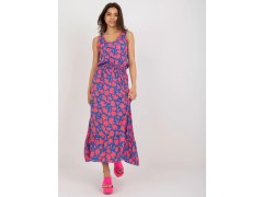 Dámské šaty D73771R30391A růžovo-modré - FPrice 3