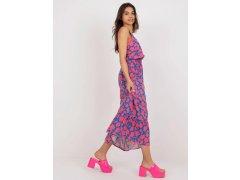 Dámské šaty D73771R30391A růžovo-modré - FPrice 4
