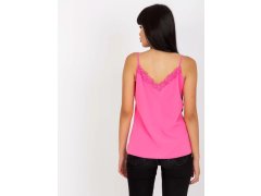 Dámský top s&nbsp;krajkou LK TP 507650 3.04P Tmavě růžový - FPrice 1