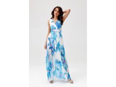 Denní šaty SUK0477 modro-bílé - Roco Fashion 4