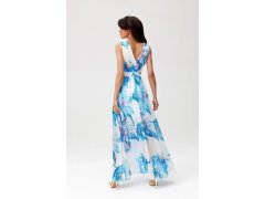 Denní šaty SUK0477 modro-bílé - Roco Fashion 5